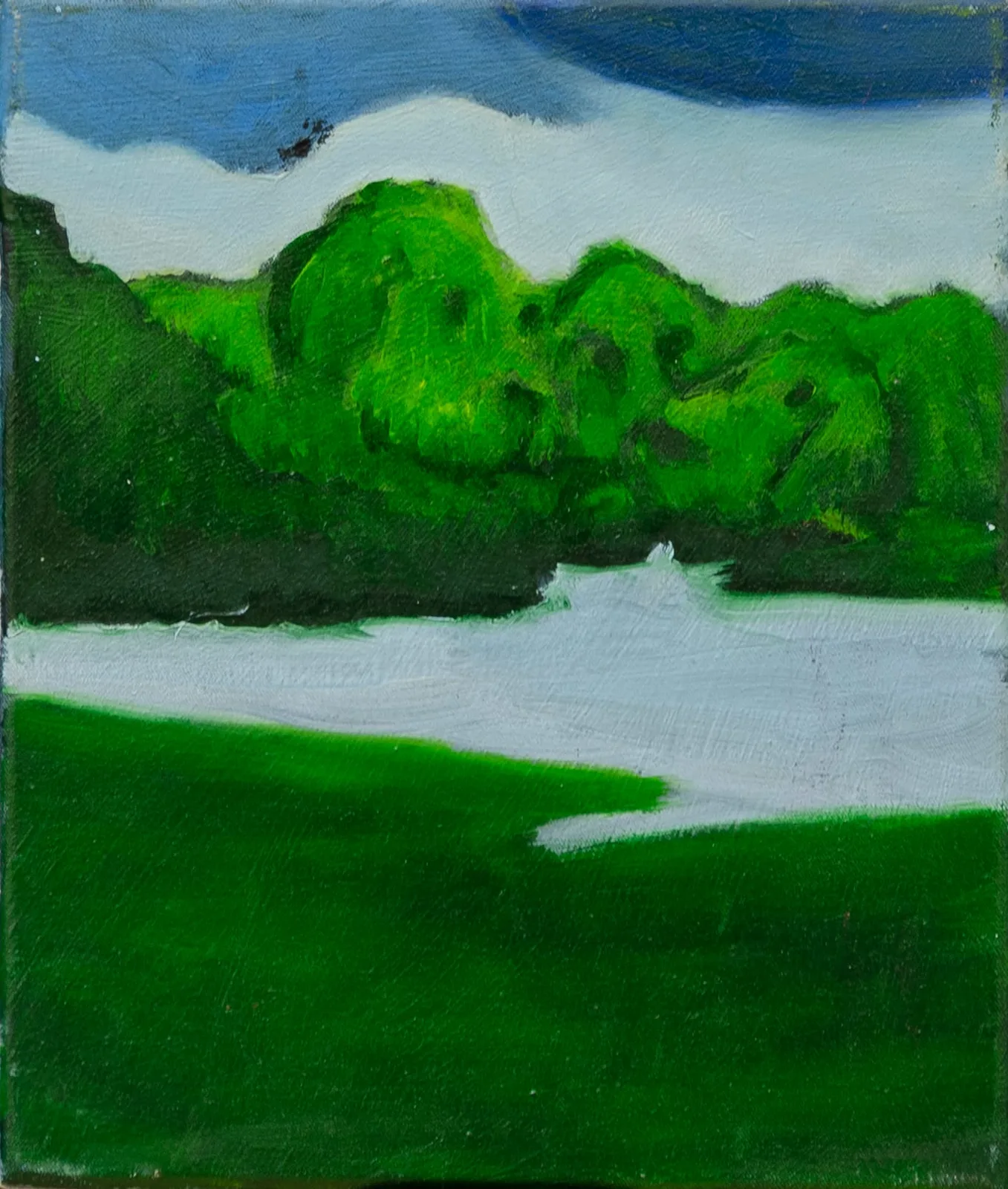 Francesco Maria Romano, Cani, 2018. Oil on canvas · 30 × 25 cm