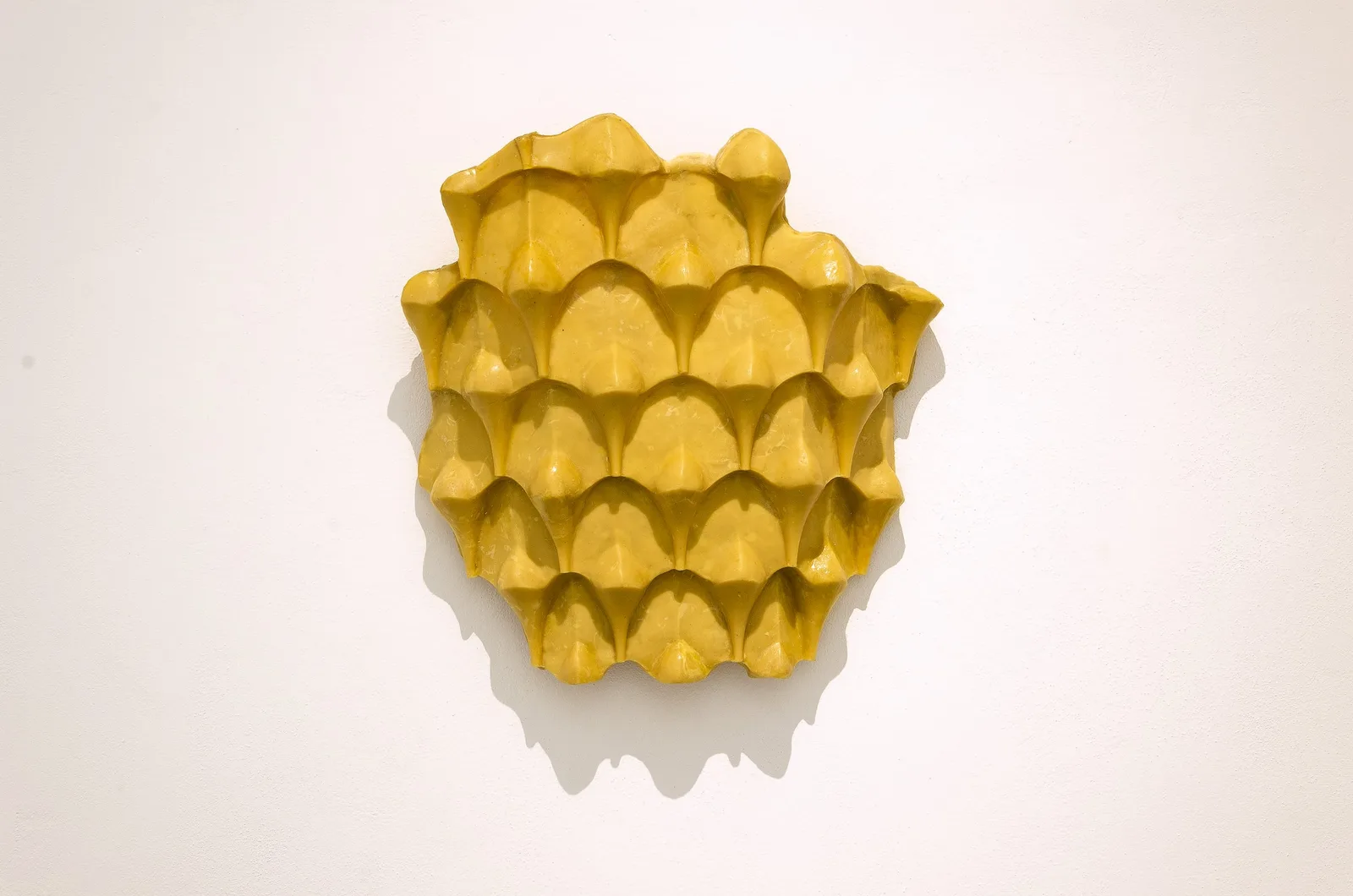 Francesca Polizzi, Muqarnas, 2020. Wax · 50 × 50 × 20 cm