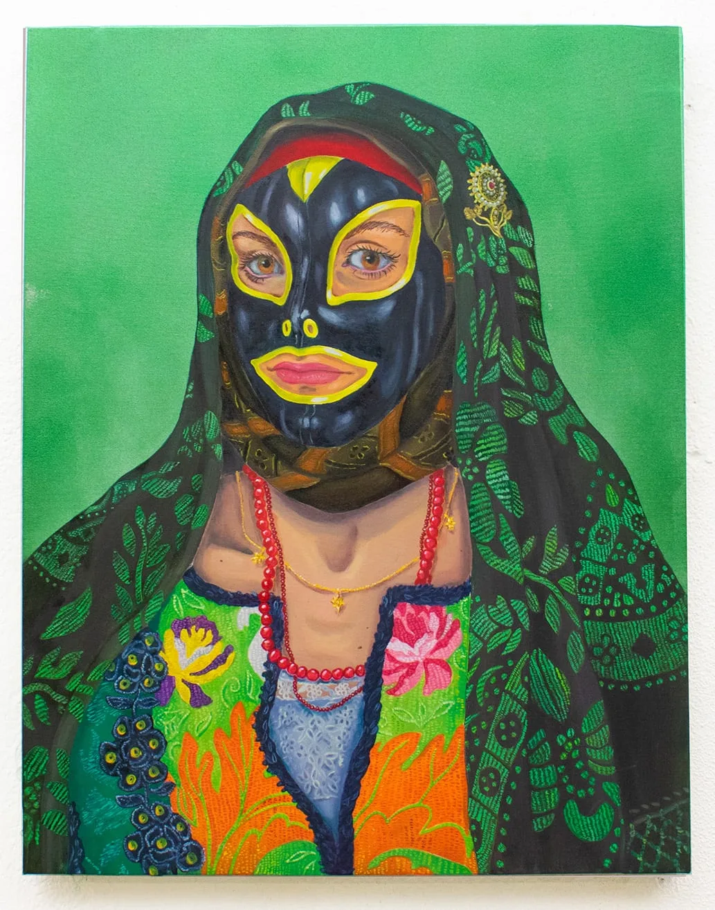 Dorotea Tocco, Luxia Arrabbiosa, 2023. Oil and varnish paint on canvas · 45 × 35 cm