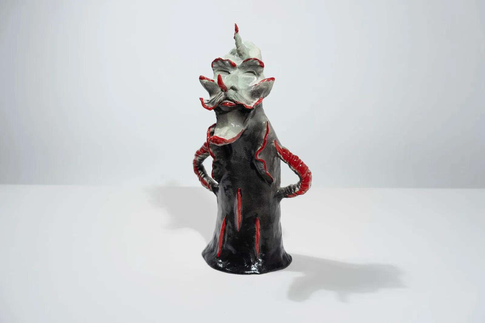 Luigi Presicce, Senza titolo, 2025. Ceramic · 45.5 × 24.5 × 17 cm