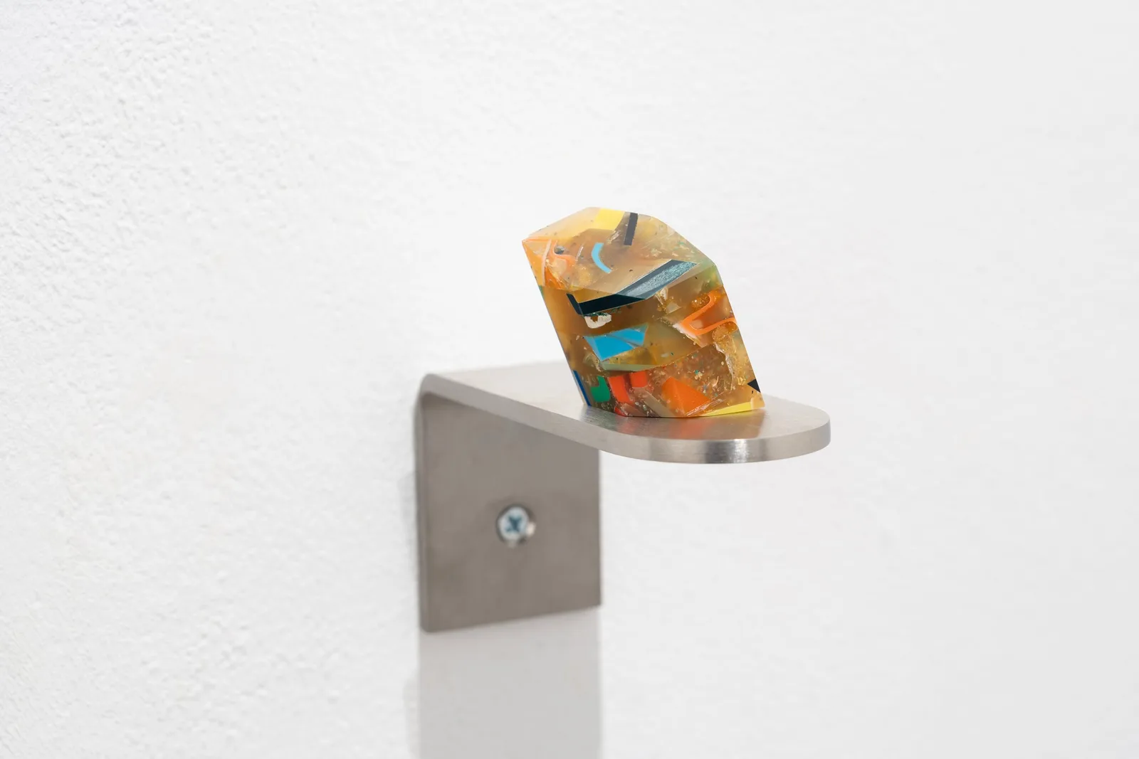 Richard Deacon, Small Sculpture 13, 2010. Resin and steel · 13 × 6 × 15 cm