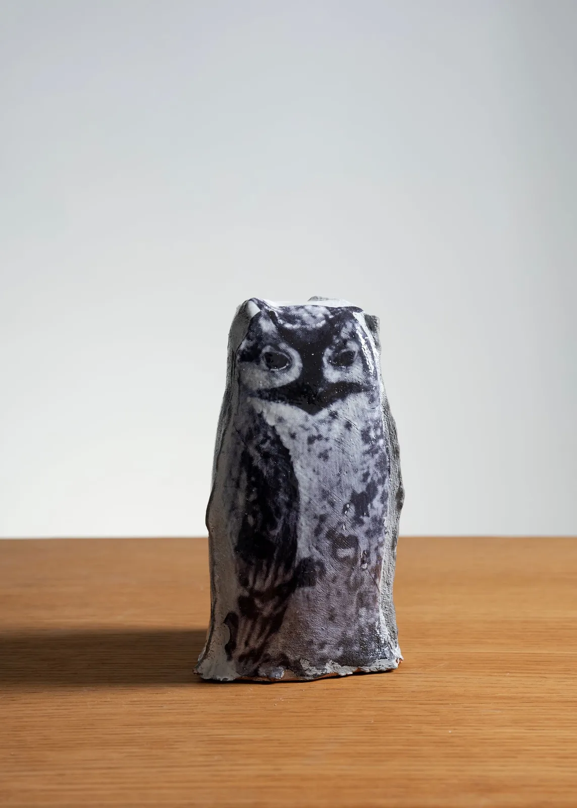 Daniele Franzella, Civetta, 2023. Ceramic · 25 × 15 × 12 cm