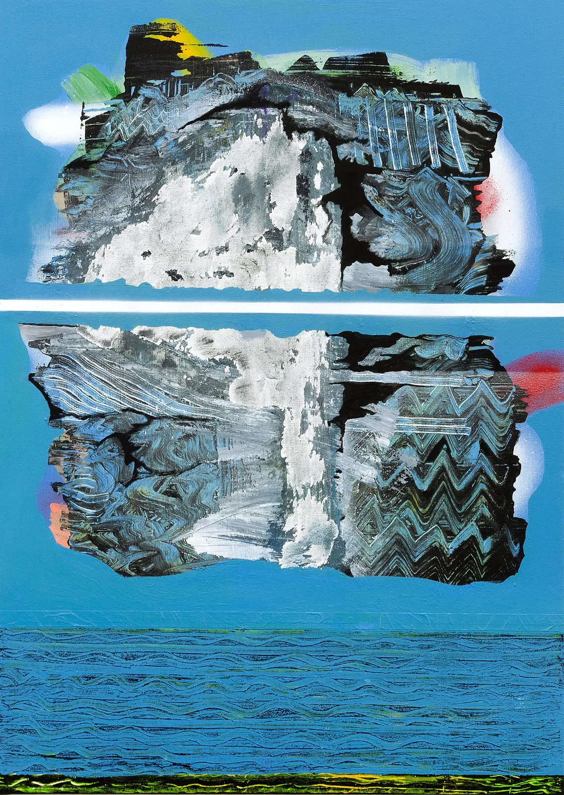 Vincenzo Ferlita, Amet, 2020. Mixed media on canvas · 70 × 50 cm