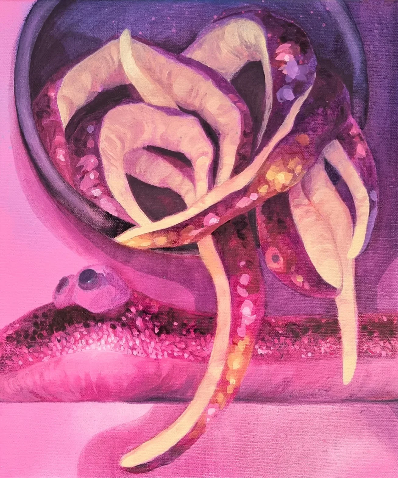 Barbara De Vivi, Prizes 2, 2022. Mixed media on canvas · 30 × 25.5 cm
