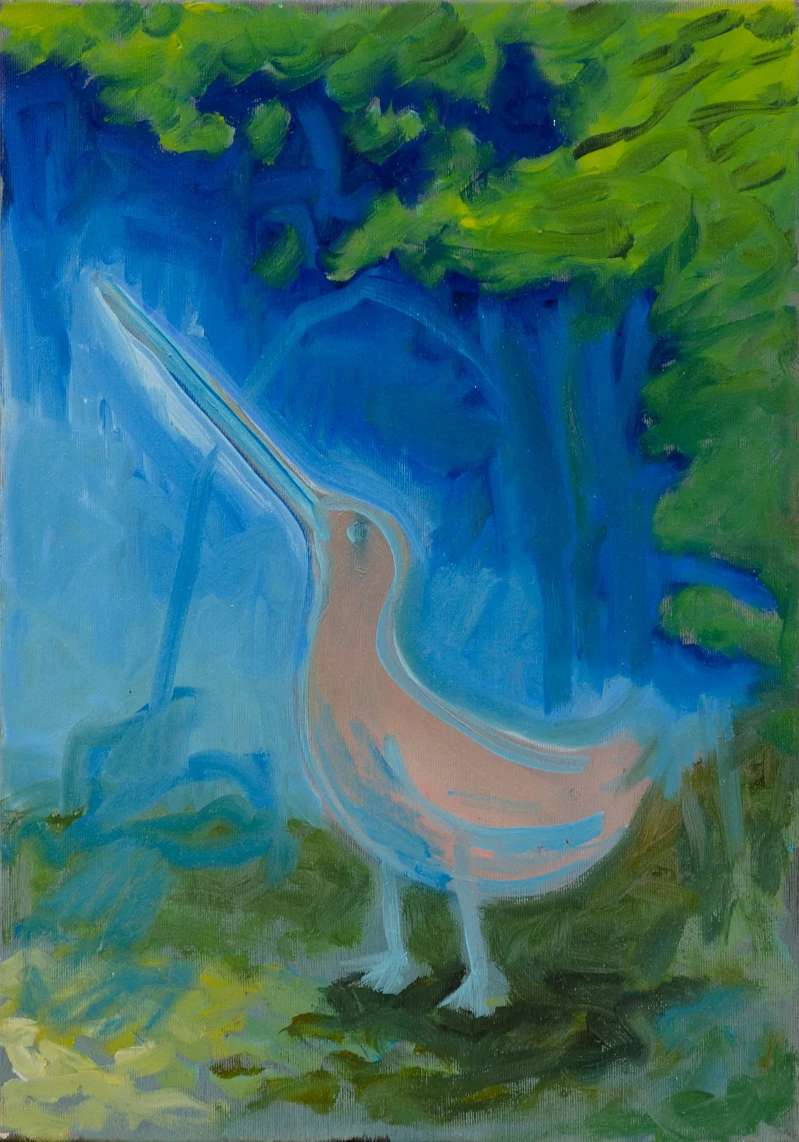 Francesco Maria Romano, Croccolone, 2018. Oil on canvas · 50 × 35 cm