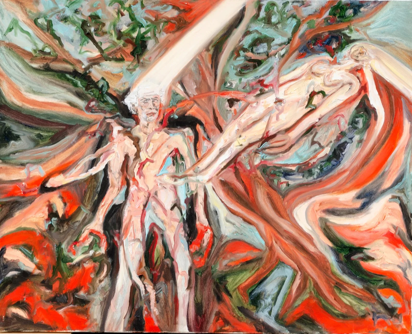 Alessandro Giannì, Max e le reminiscenze di un futuro sommerso, 2018. Oil on canvas · 40 × 50 cm