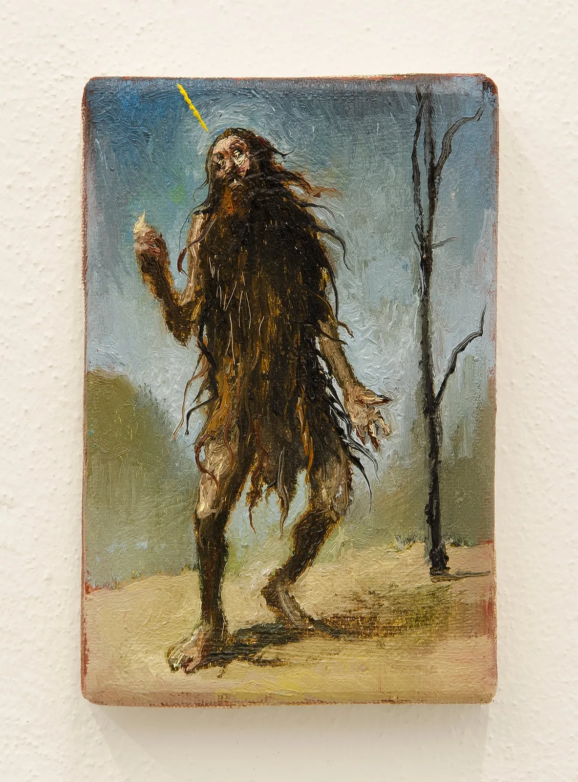 Francesco De Grandi, Sant'Onofrio, 2018. Oil on canvas · 15 × 10 cm