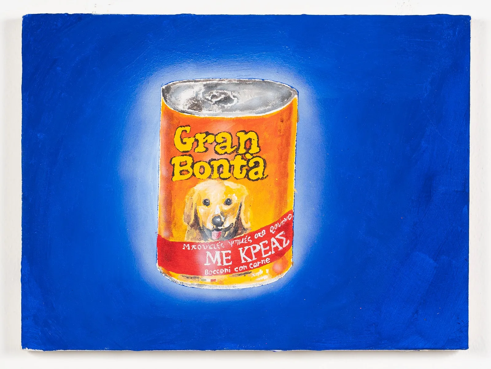 Pierluigi Scandiuzzi, Gran Bontà, 2024. Acrylic on canvas · 30 × 40 cm