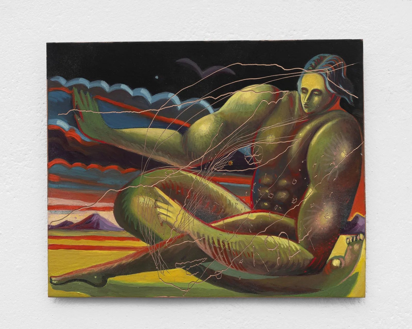 Mattia Barbieri, 1924, 2024. Oil on copper · 20 × 25 cm