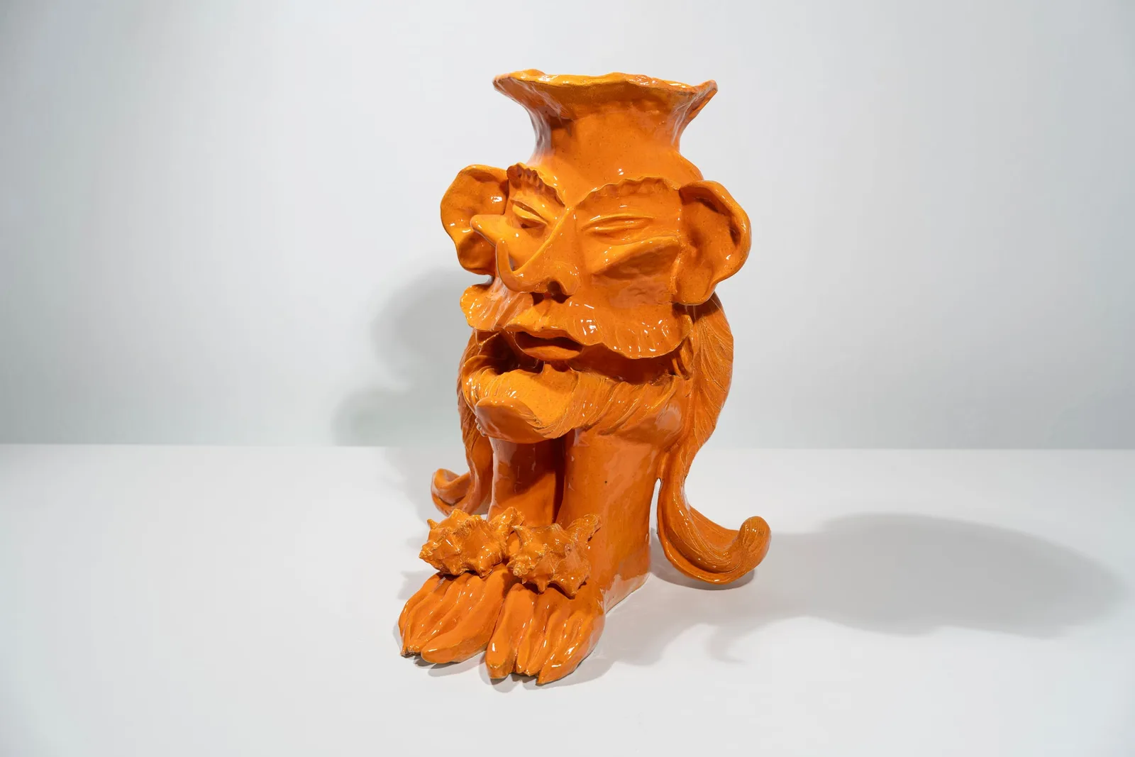Luigi Presicce, Senza titolo, 2025. Ceramic · 48.5 × 37.5 × 40 cm