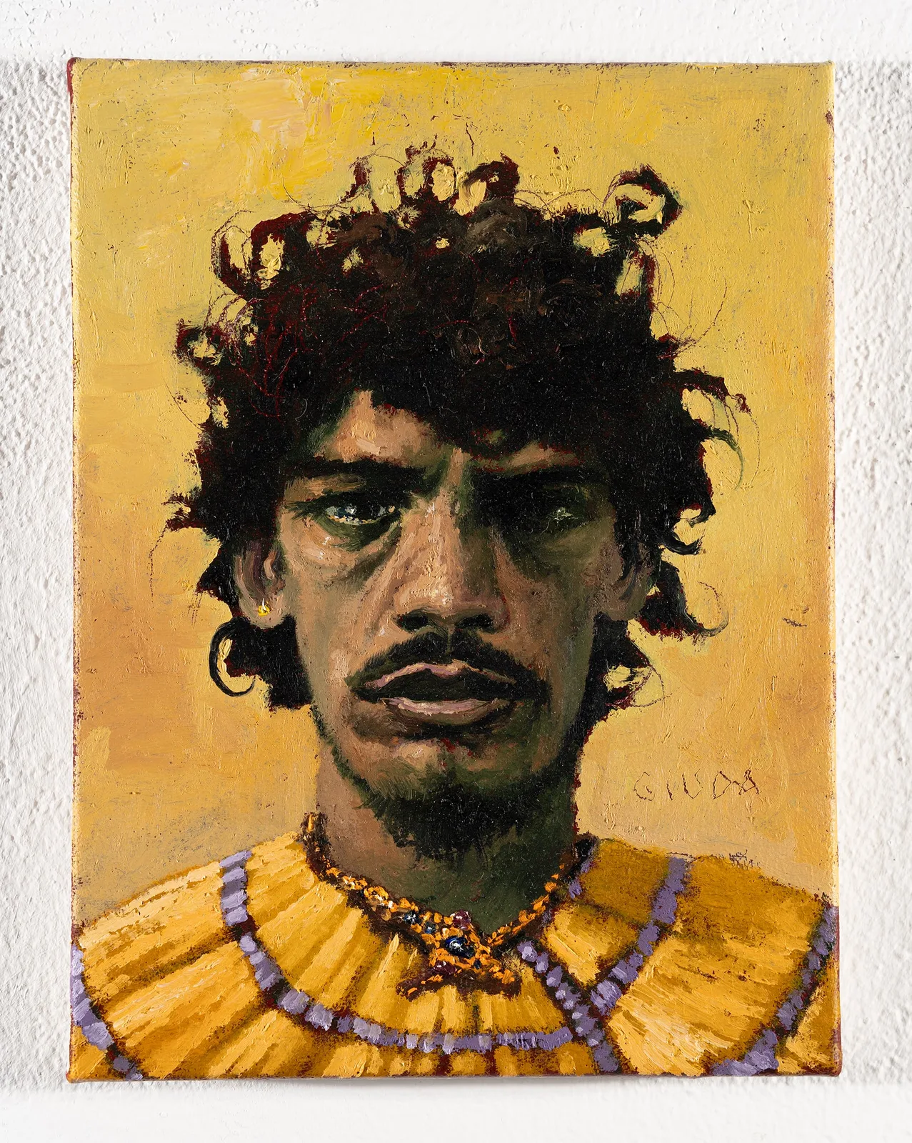 Francesco De Grandi, Giuda, 2023. Oil on canvas · 24 × 18 cm