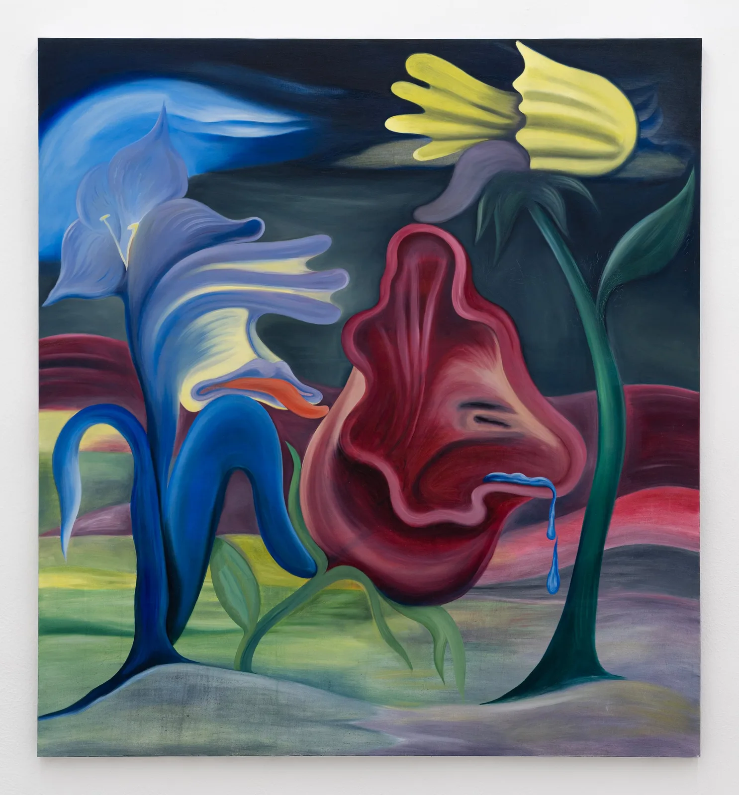 Agnese Guido, Polline, 2022. Oil on linen canvas · 130 × 120 cm