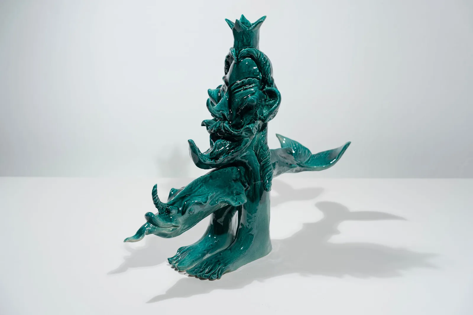 Luigi Presicce, Senza titolo, 2025. Ceramic · 47.5 × 58 × 22.5 cm