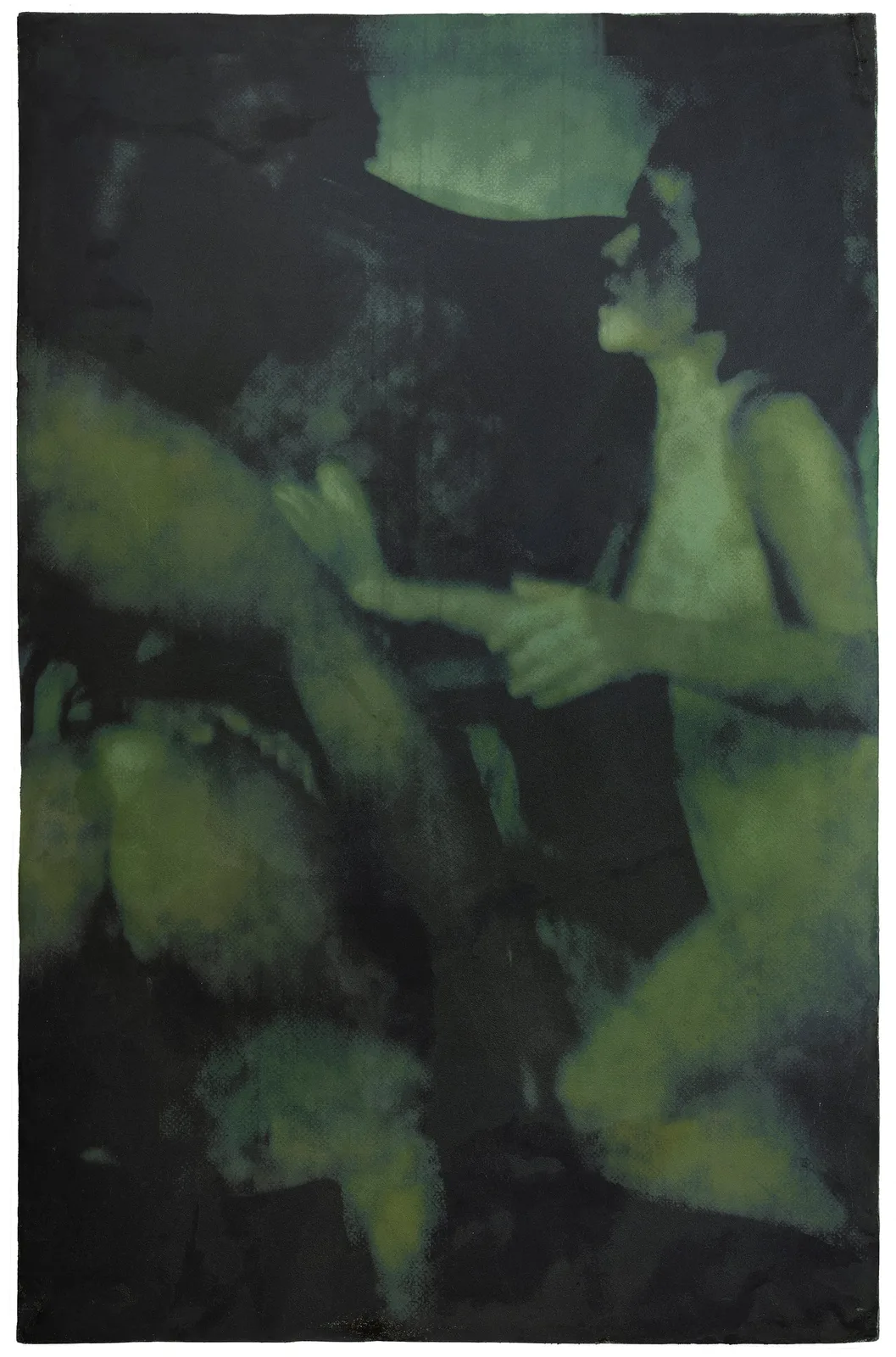 Daniele Franzella, Gli ospiti, 2021. Digital fresco · 117 × 78 cm