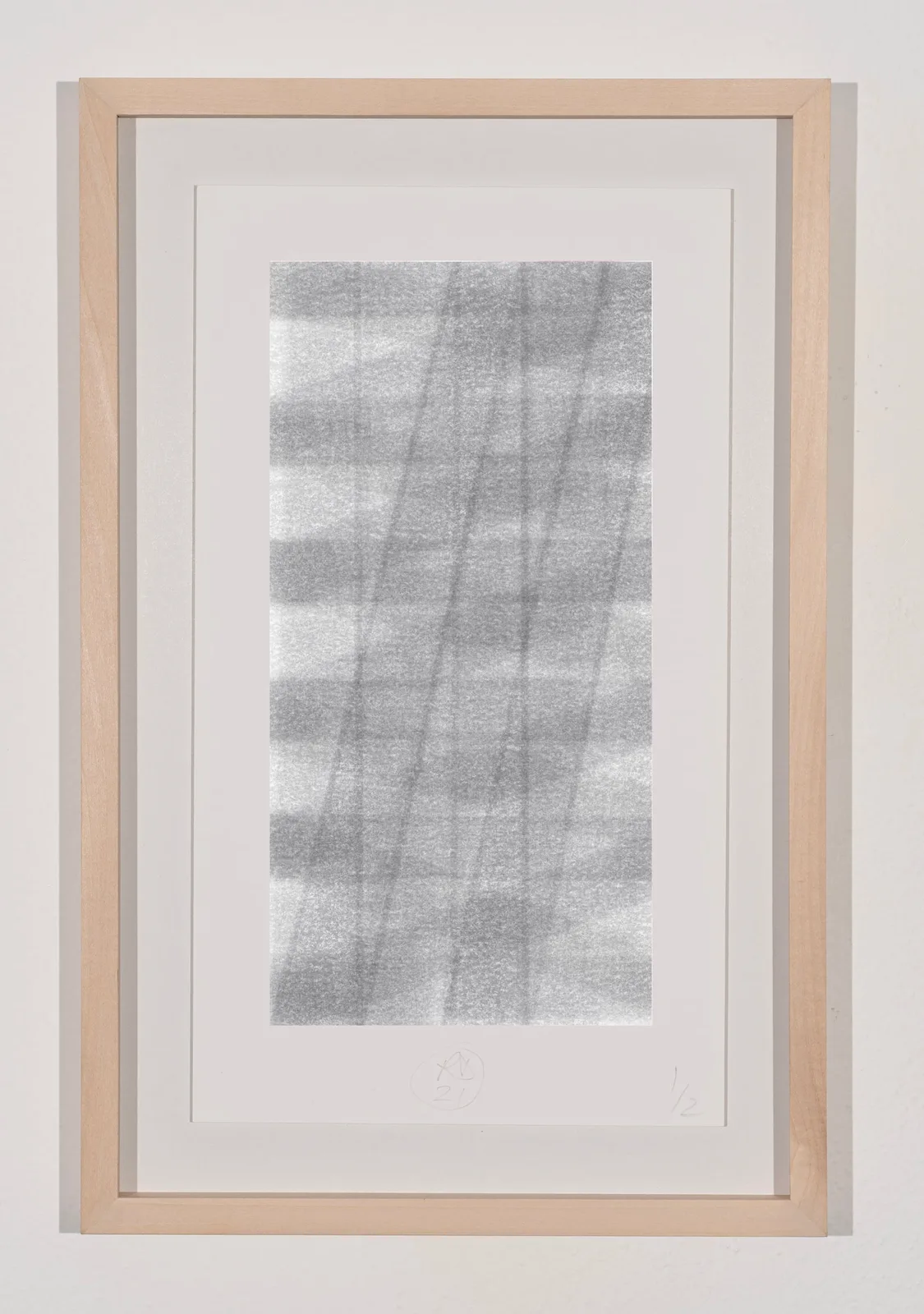 Richard Deacon, BED #3, 2024. Fine Art Giclée print on Cotton paper · 35.5 × 20 cm