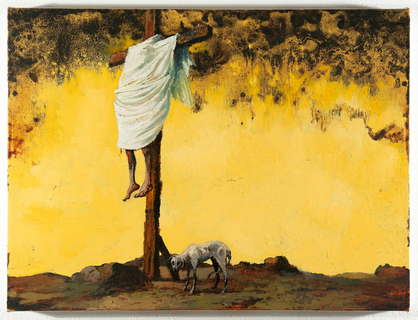 Francesco De Grandi, Su Re, 2025. Oil on canvas · 45 × 60 cm