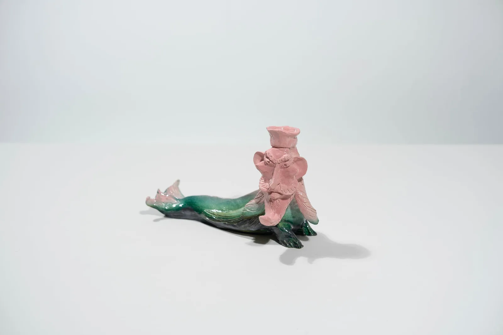 Luigi Presicce, Senza titolo, 2025. Ceramic · 18 × 27.5 × 13 cm