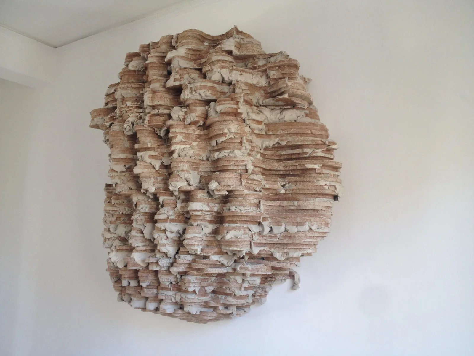 RISE. Stratification, 2016, Gesso, Dimensioni ambientali (site specific)