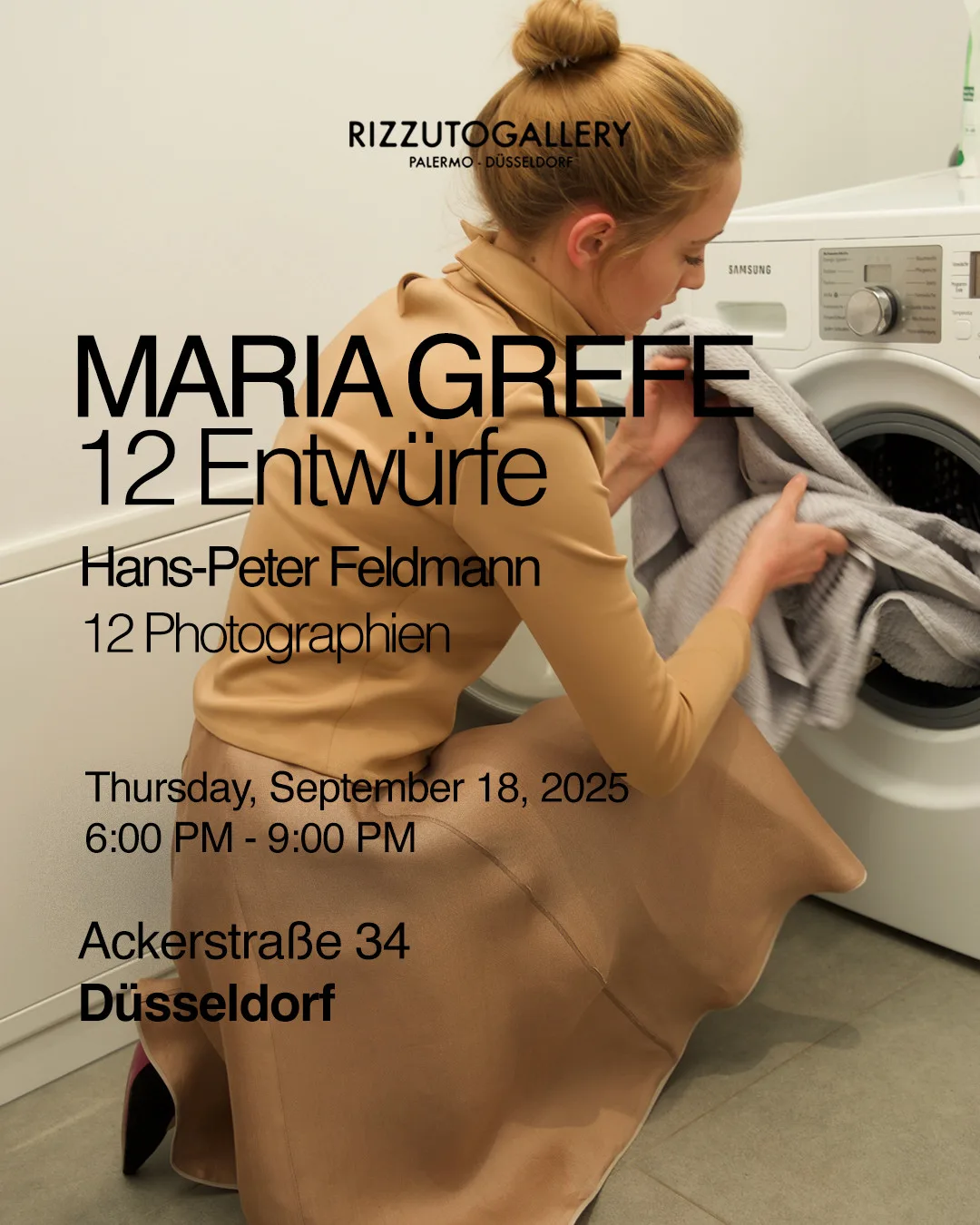 12 Entwürfe, Maria Grefe, Hans-Peter Feldmann, RizzutoGallery Düsseldorf
