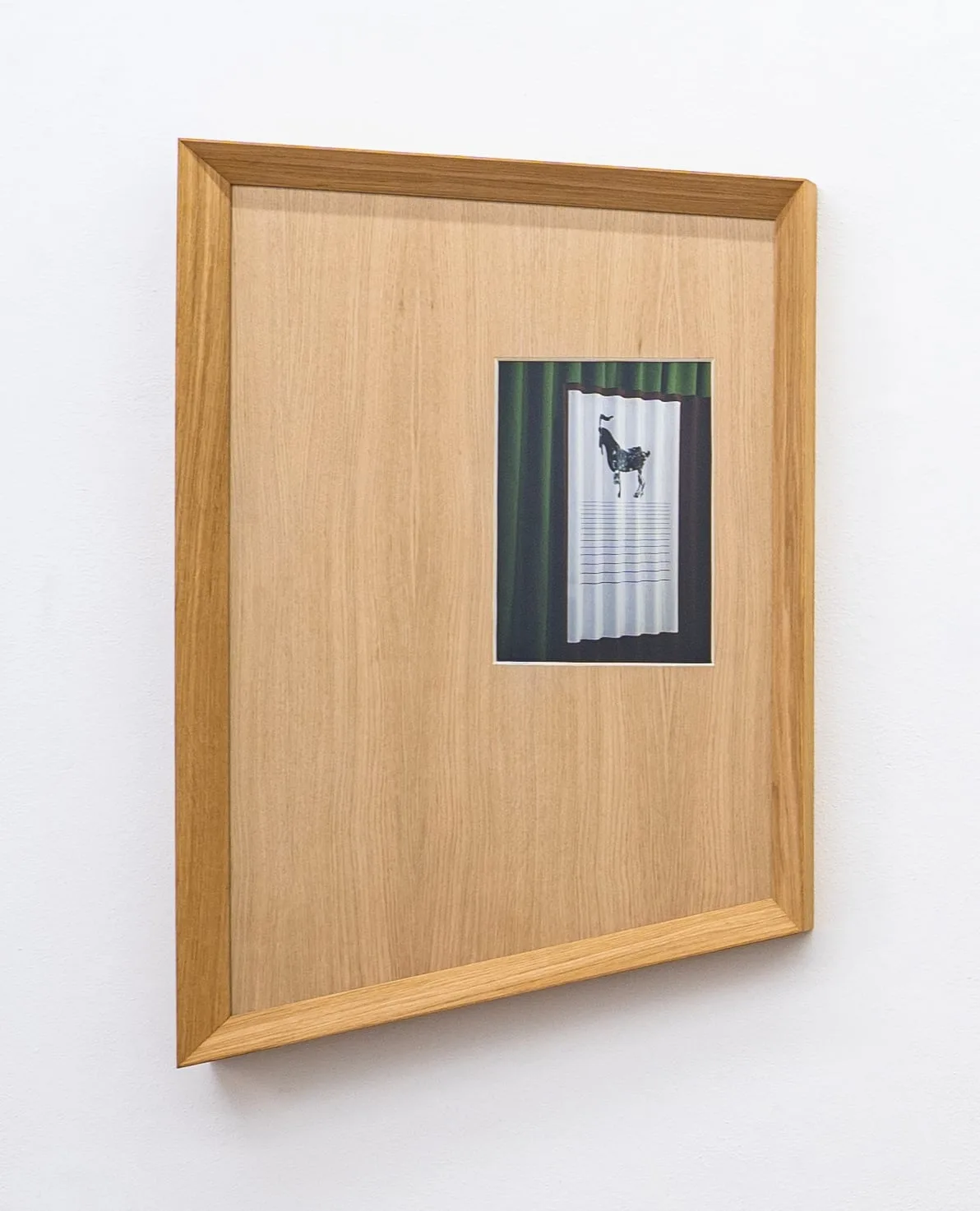 Daniele Franzella, Mitologema, 2023. C-Print, wood · 103 × 70 cm